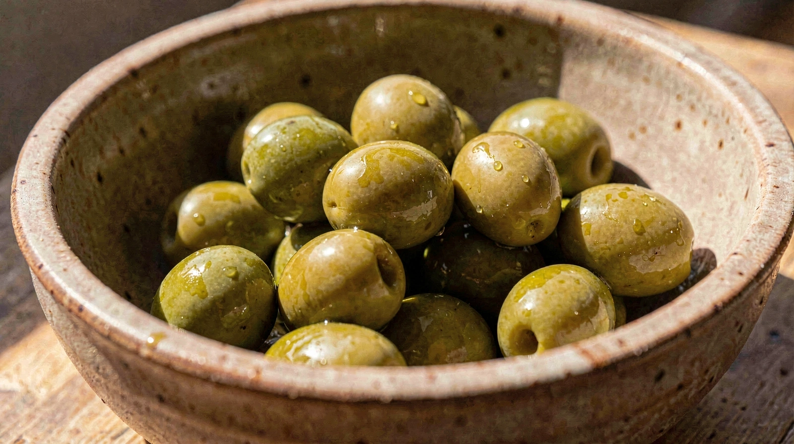 Azeitonas frescas de Portugal