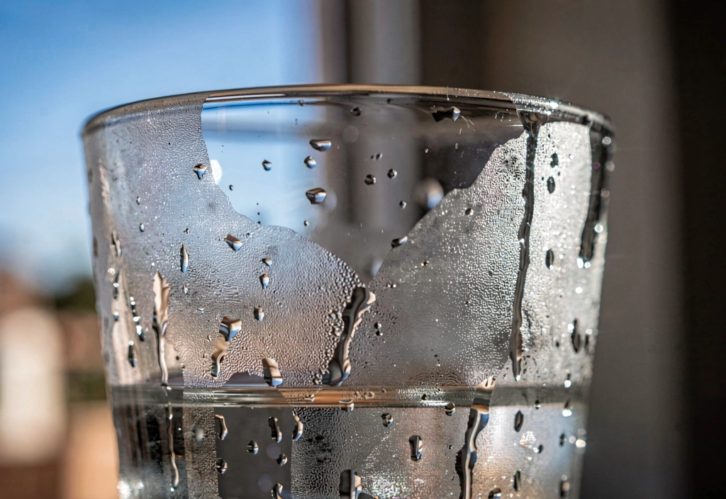 Foco na pureza da hidratação